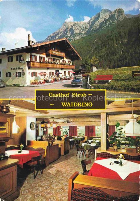 Waidring Tirol AT Gasthof Pension Strub Gastraum