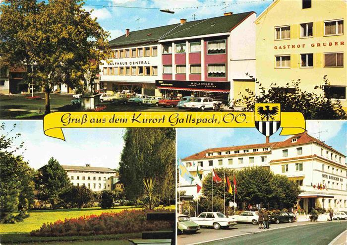 Gallspach Oberoesterreich AT Motive Ortszentrum Kaufhaus Gasthof Hotel Park