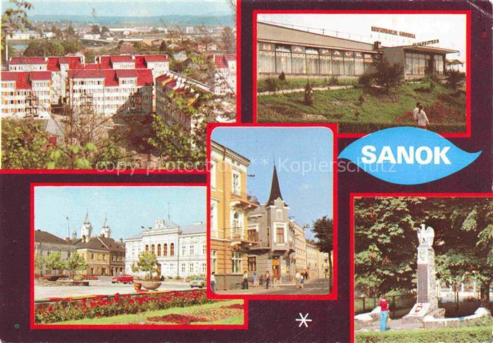 Sanok PRZEMYSL PL Teilansichten Zentrum Denkmal