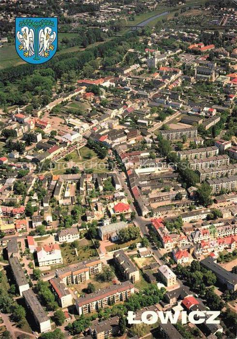 Lowicz Lowitsch Lodz PL Fliegeraufnahme