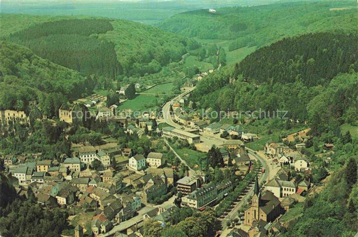 Larochette Luxembourg Hôtel du Château vue aérienne
