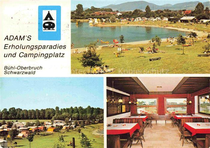 Oberbruch Buehl Rastatt BW Adam's Erholungsparadies und Campingplatz Gaststaette