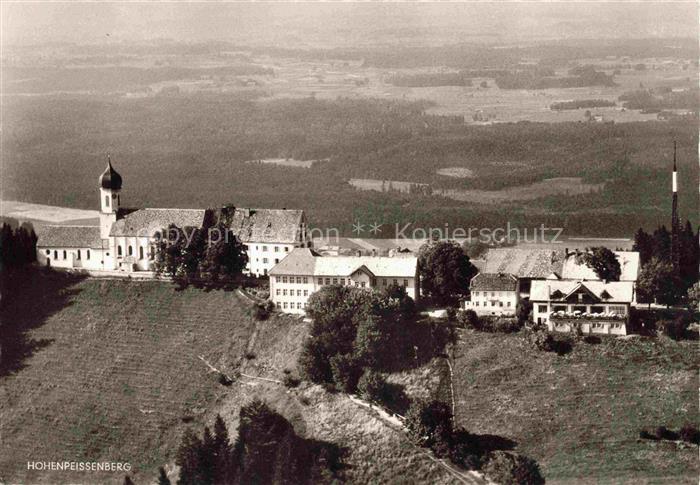 Hohenpeissenberg Weilheim-Schongau Bayern Fliegeraufnahme