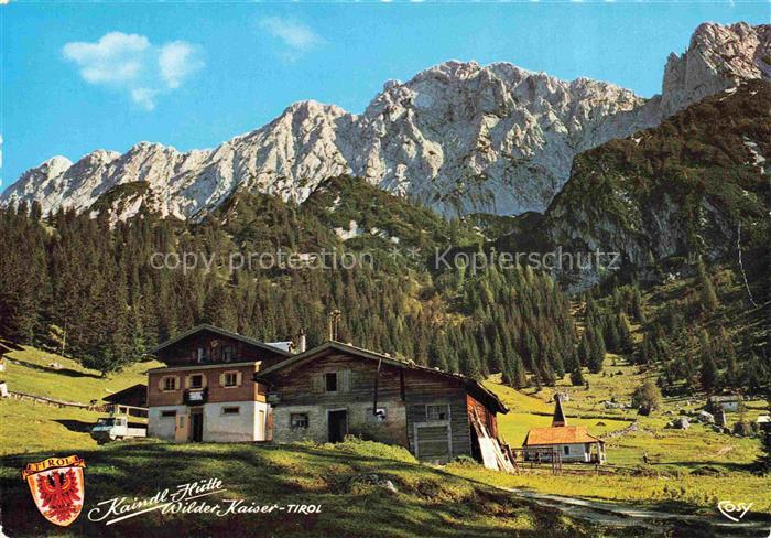 KUFSTEIN Tirol AT Kaindl-Huette Ausflugsziel am Wilden Kaiser