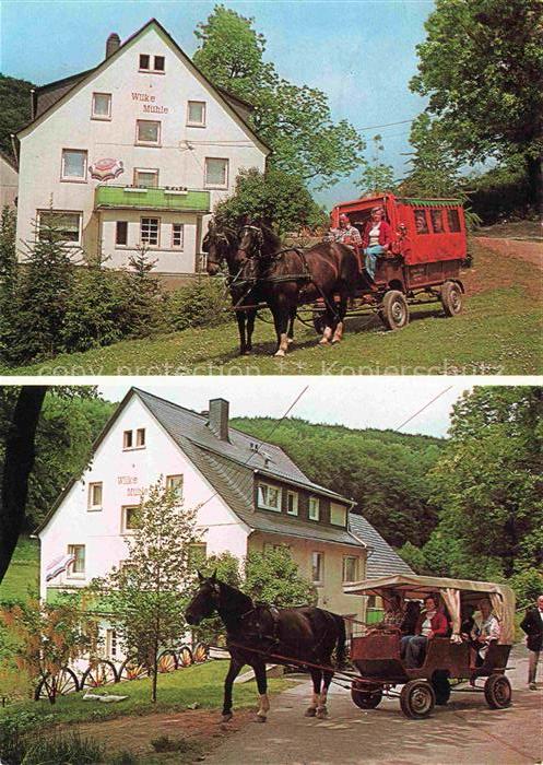 Usseln Willingen Waldeck-Frankenberg Hessen Haus Wilke-Muehle Kutschfahrten Plan
