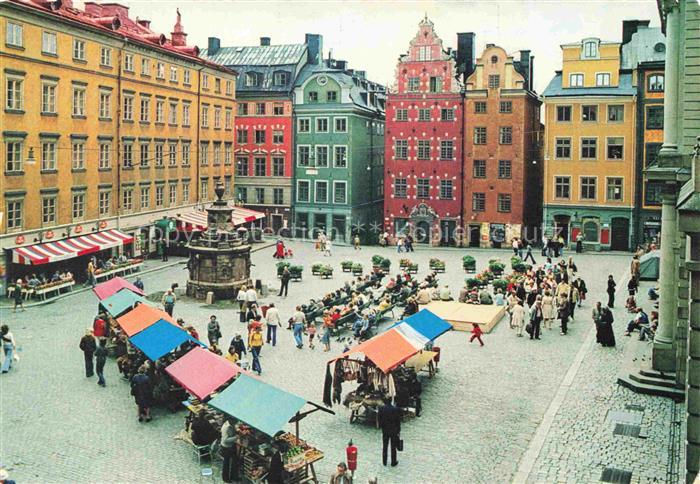 STOCKHOLM  Sweden Marknad pa Stortorget