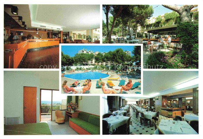 Platja de Palma de Mallorca ES Hotel Orient Foyer Restaurant Fremdenzimmer Swimm