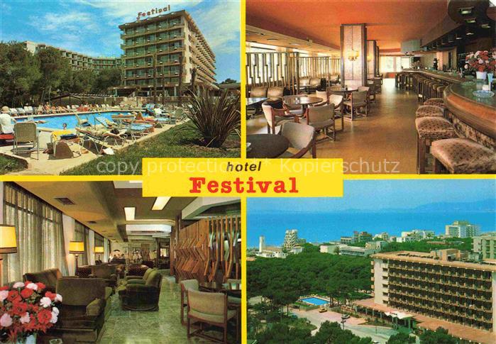 Playa de Palma Mallorca ES Hotel Festival Swimming Pool Restaurant