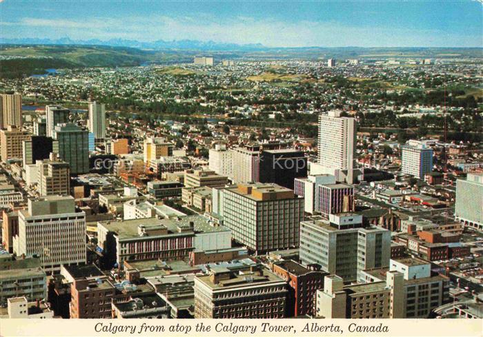 Calgary Alberta Canada Calgary from atop the Calgary Tower