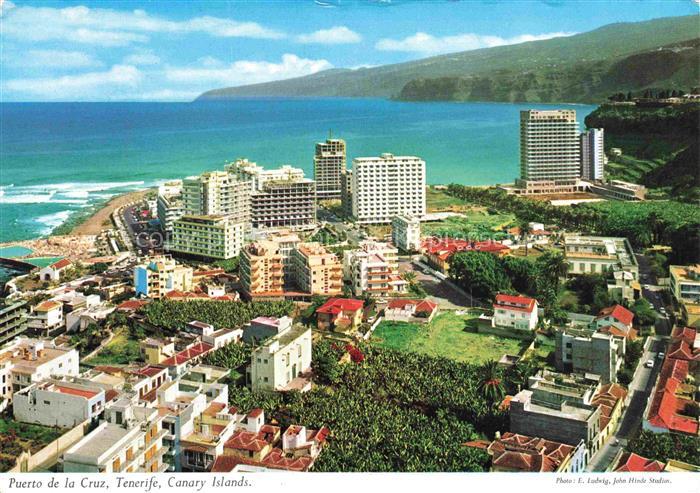 Puerto-de-la-Cruz Tenerife ES Panorama Hotels Strand Kueste