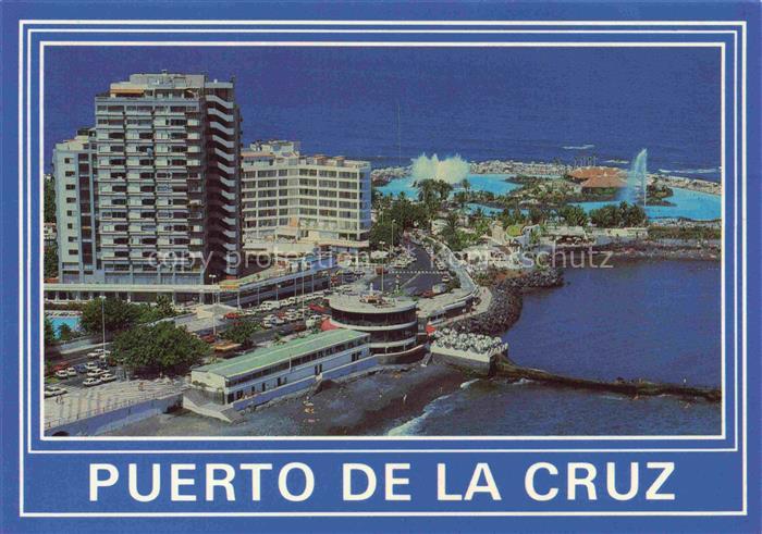 Puerto-de-la-Cruz Tenerife ES Costa y Lago de Martianz Hotels vista aérea