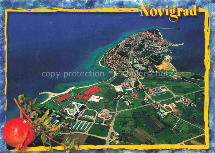 Novigrad Croatia Fliegeraufnahme