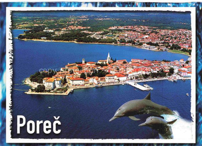 Porec Croatia Fliegeraufnahme Delphine