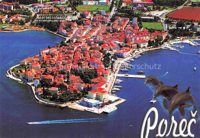 Porec Croatia Fliegeraufnahme Delphine
