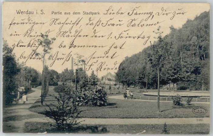 Werdau Sachsen Stadtpark