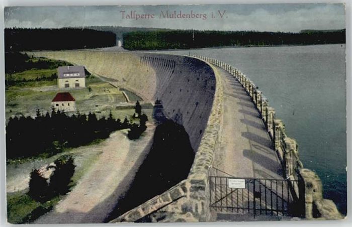 Hammerbruecke Stempelabschlag] Talsperre Muldenberg
