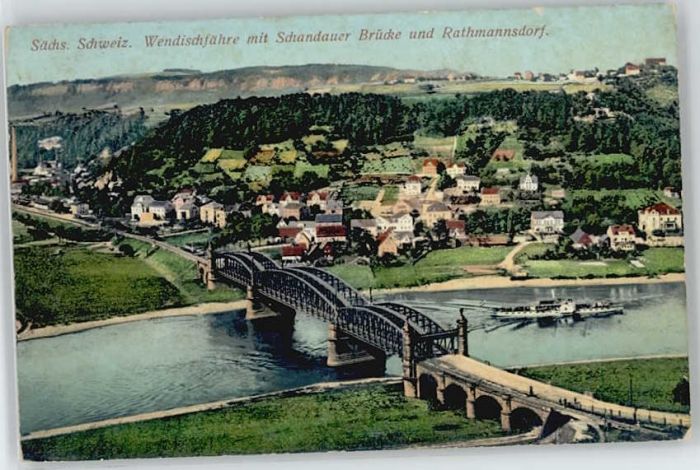 Rathmannsdorf Pirna Wendischfaehre Schandauer Bruecke x