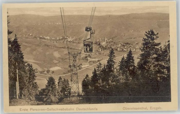 Oberwiesenthal Erzgebirge Schwebebahn