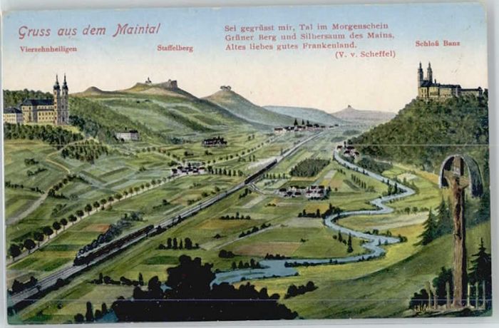 Lichtenfels Bayern Vierzehnheiligen Schloss Banz