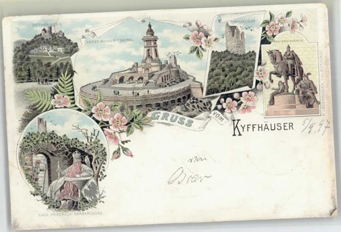 Kelbra Kyffhaeuser aiser Wilhelm Denkmal Rothenburg