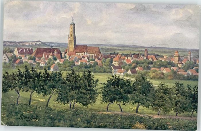 Marschall Vinzenz Nördlingen KünstlerJ. Marschall *