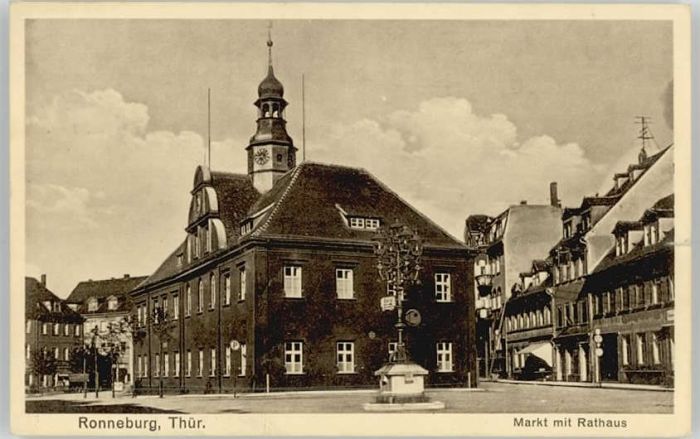 Ronneburg Markt Rathaus