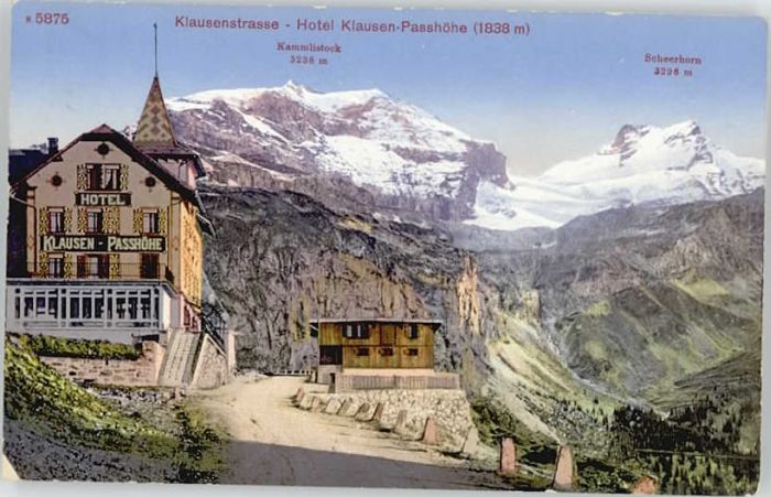 Klausen UR Klausen Hotel Klaussen Passhoehe