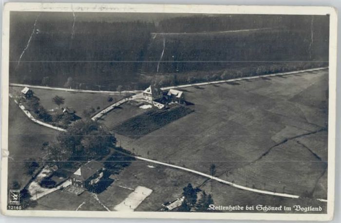 Schoeneck Vogtland ottenheide Fliegeraufnahme