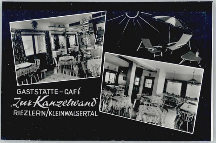 Riezlern Kleinwalsertal Vorarlberg Riezlern Gaststaette Cafe zur Kanzelwand
