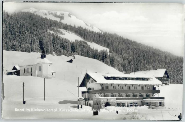 Baad Mittelberg Kleinwalsertal Baad Kleinwalsertal Schule Walmendiger Horn