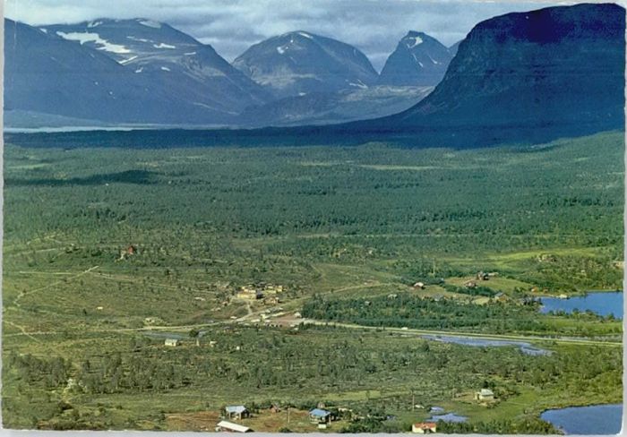 Schweden Nikkaluokta Fliegeraufnahme