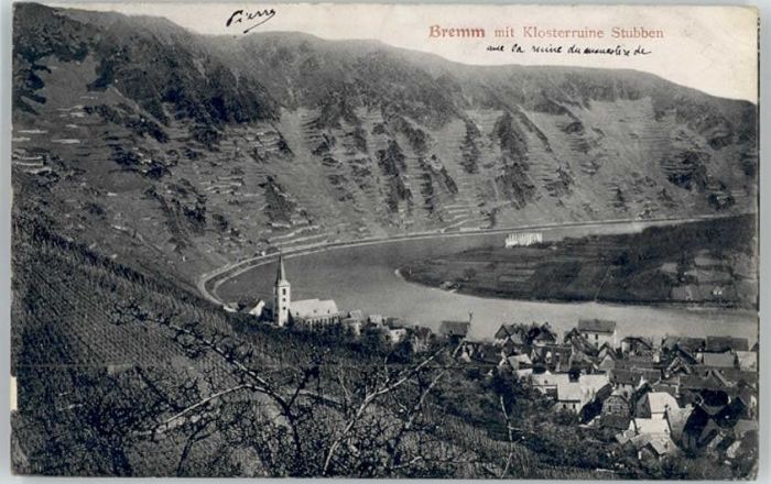 Bremm Mosel Klosterruine Stubben