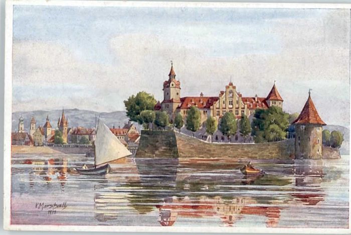 Marschall Vinzenz Lindau Bodensee Künstler V. Marschall