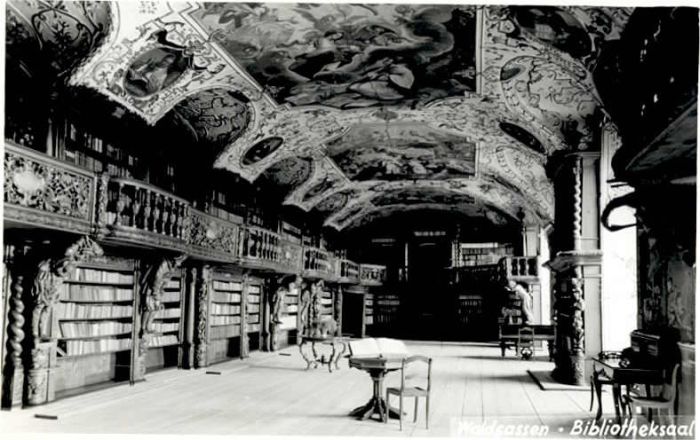 Bibliothek Library Waldsassen Bibliotheksaal