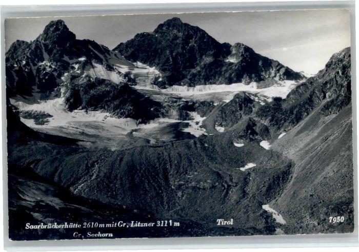 Partenen Vorarlberg Seehorn Saarbrückerhütte *