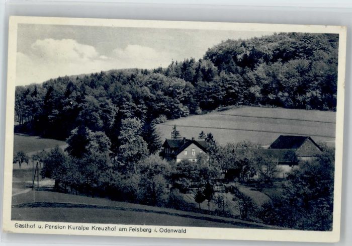 Felsberg Hessen Felsberg Gasthof Pension Kuralpe Kreuzhof