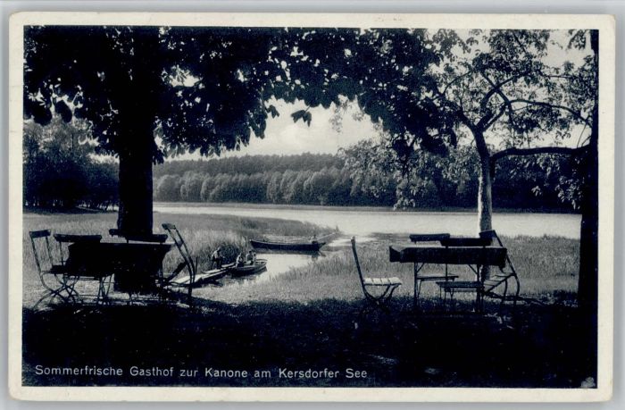 Briesen Mark Briesen Gasthof zur Kanone Kersdorfer See