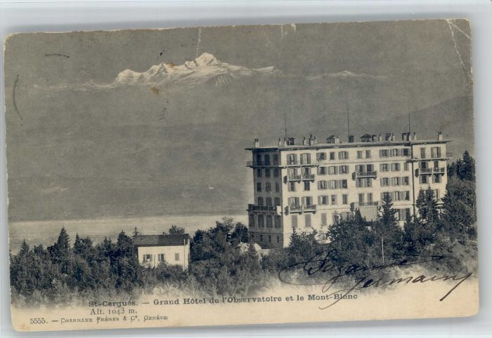 Saint-Cergue Nyon Suisse St Cergue Grand Hotel