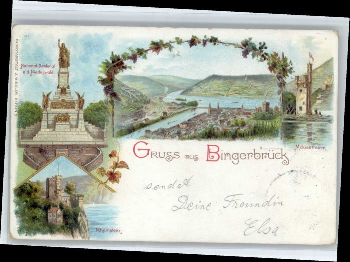 Bingerbrueck ational Denkmal Rheinstein Maeusethurm x