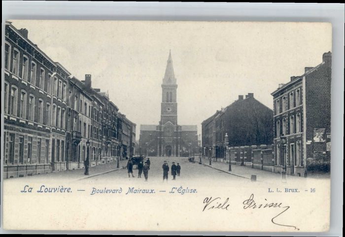 La Louviere Hainaut La Louviere Boulevard Mairaux Eglise