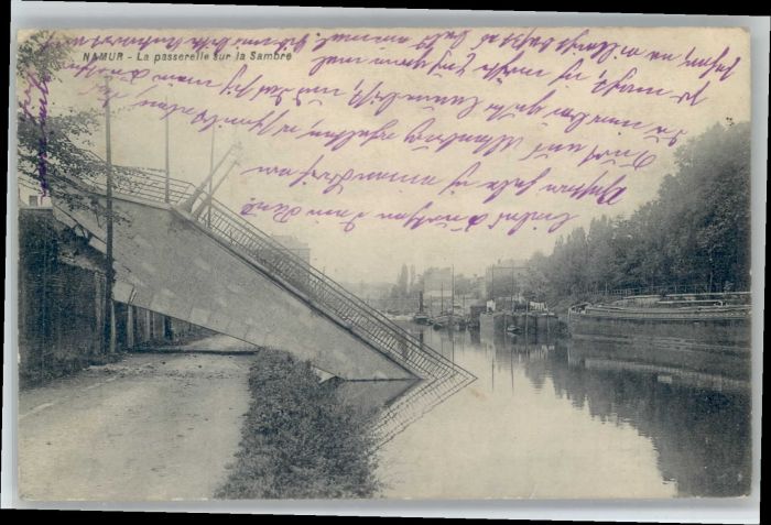Namur Wallonie Namur Passerelle Sambre