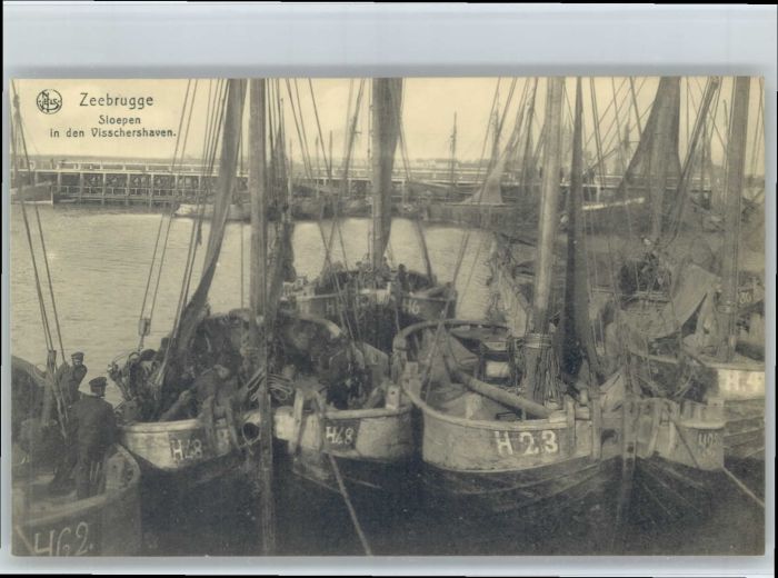 Zeebrugge Sloepen Visschershaven