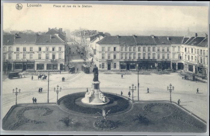 Louvain Flandre Louvain Place Rue Station