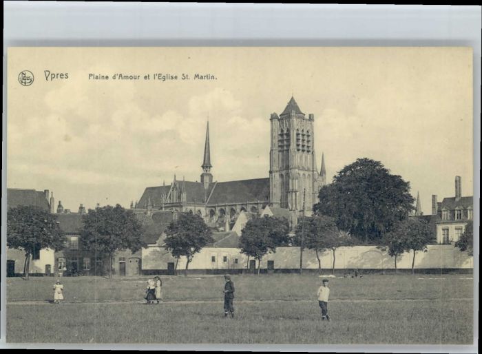 Ypern Ypres Ypres Plaine Amour Eglise St. Martin