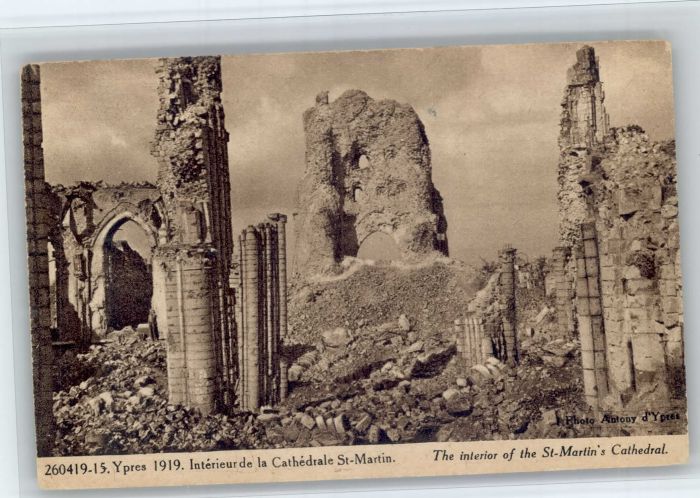 Ypern Ypres Ypres Cathedrale St. Martin