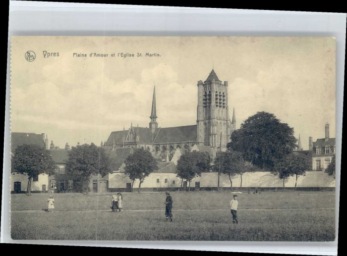 Ypern Ypres Ypres Plaine Amour Eglise St. Martin