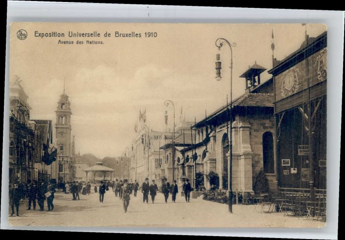 Bruxelles Bruessel Exposition Avenue Nations