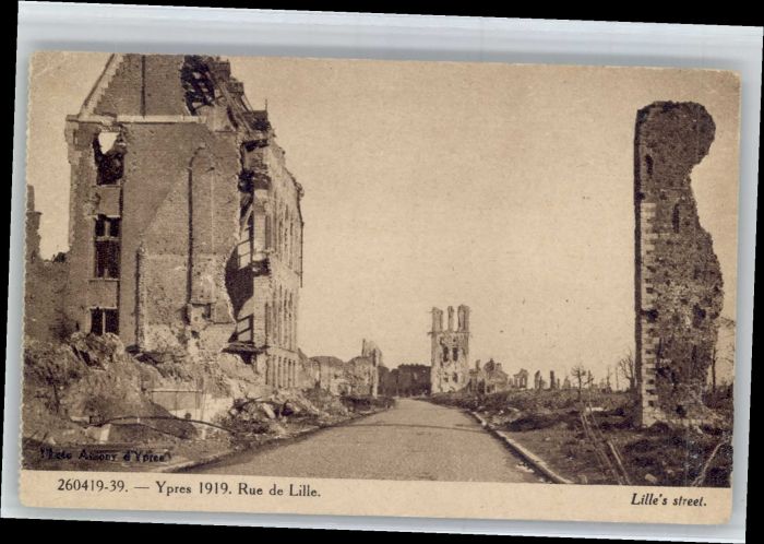 Ypern Ypres Ypres Rue Lille