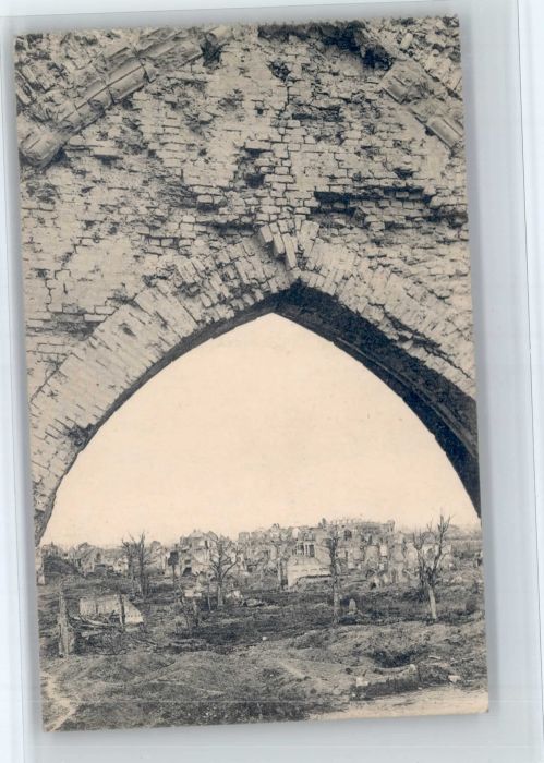Ypern Ypres Ypres Ruines