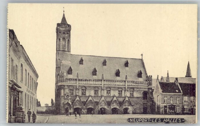 NIEUPORT Nieuwpoort West-Vlaanderen Belgie Nieuport Halles